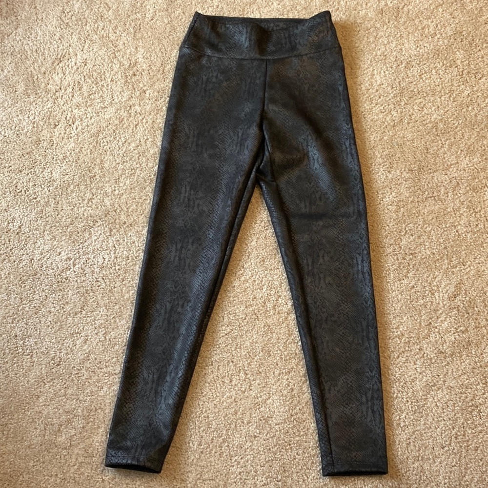 Express snakeskin leggings